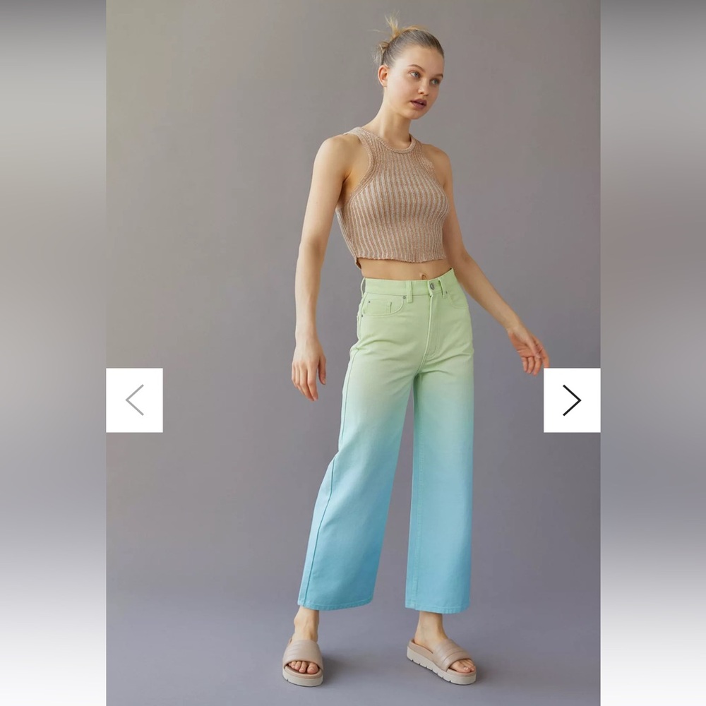 BDG High Waisted Wide Leg Jeans